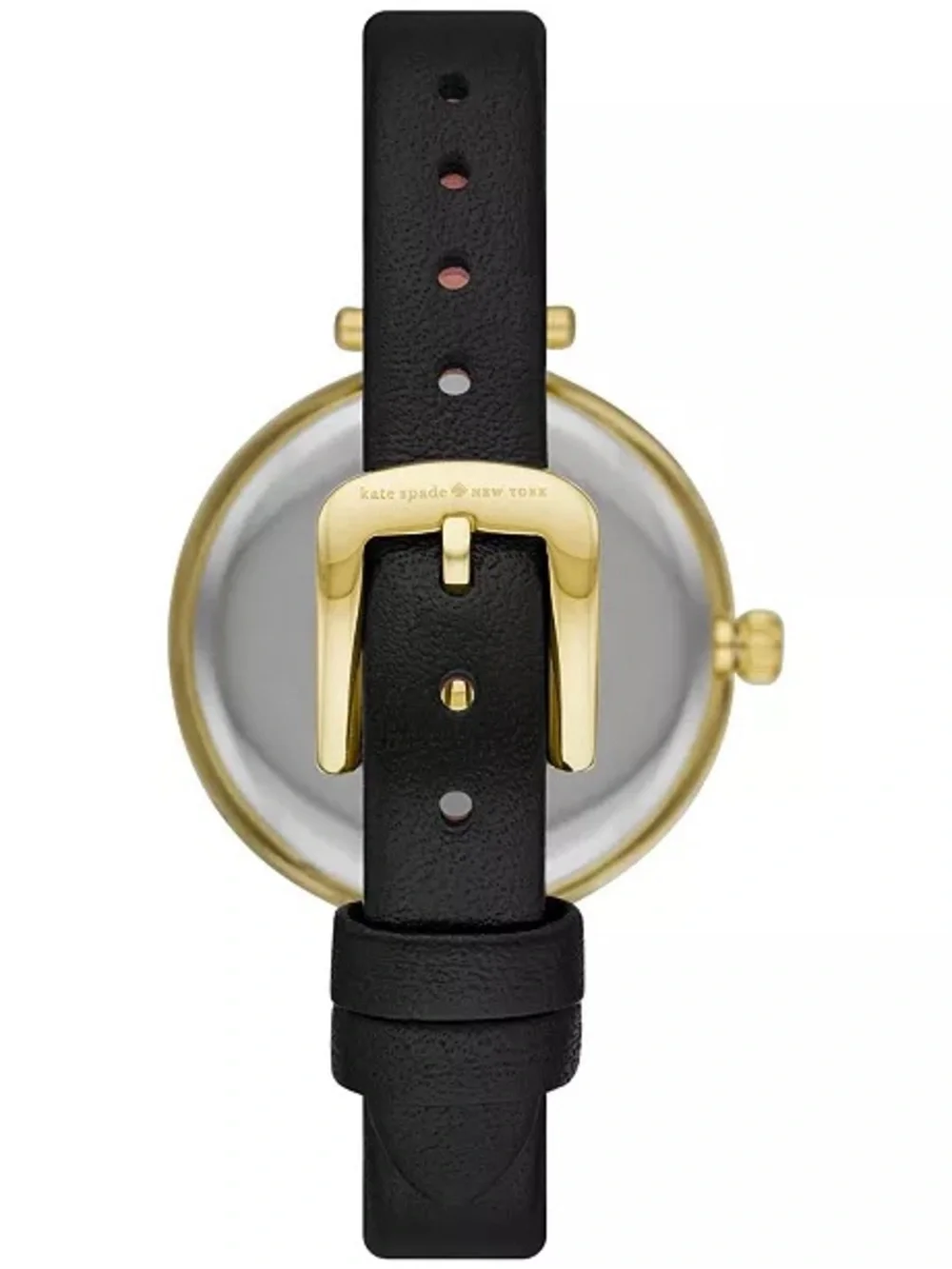 Kate Spade Women's Holland Black Leather Watch 28mm, KSW9048